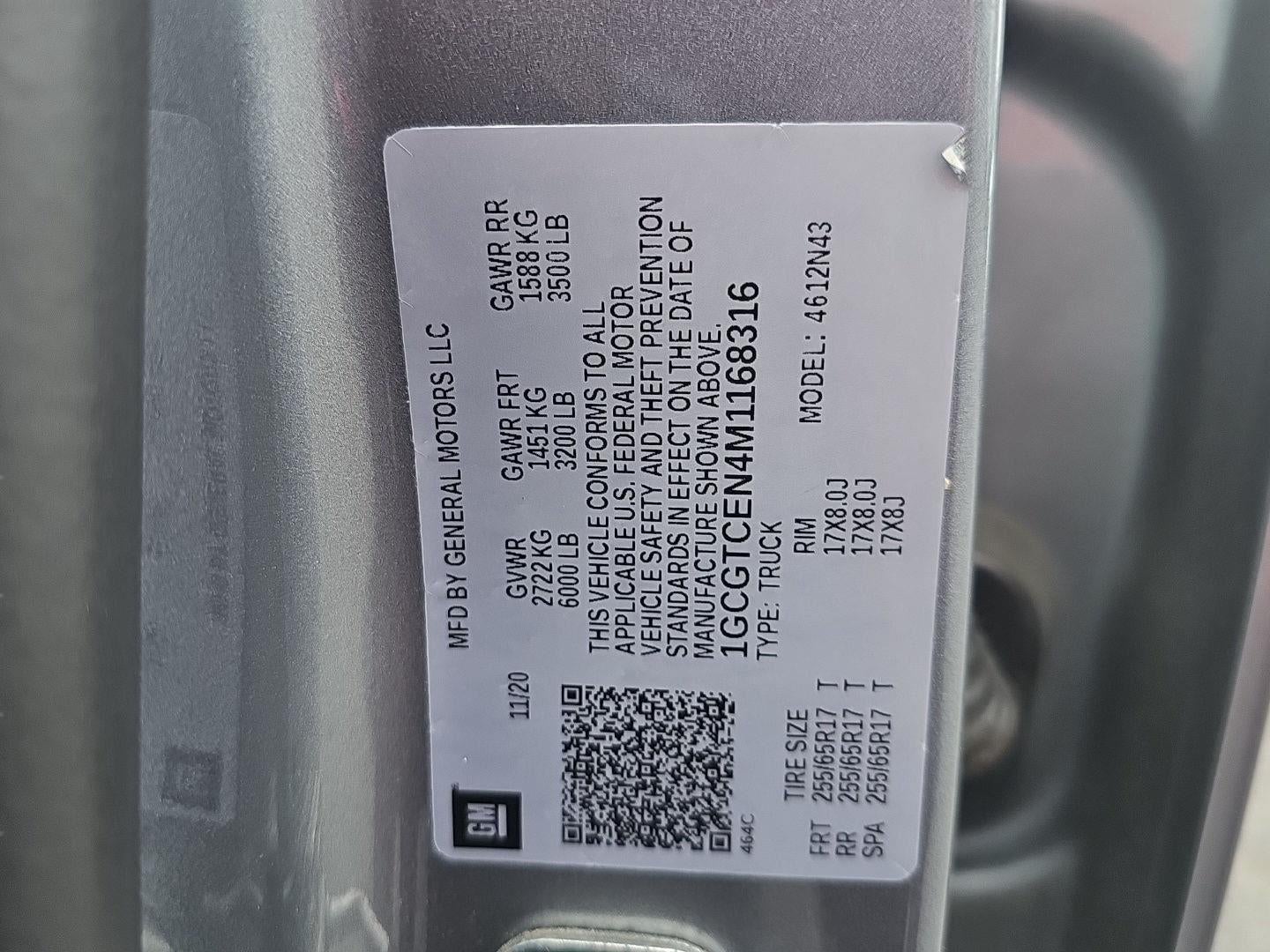 2021 Chevrolet Colorado 4WD LT