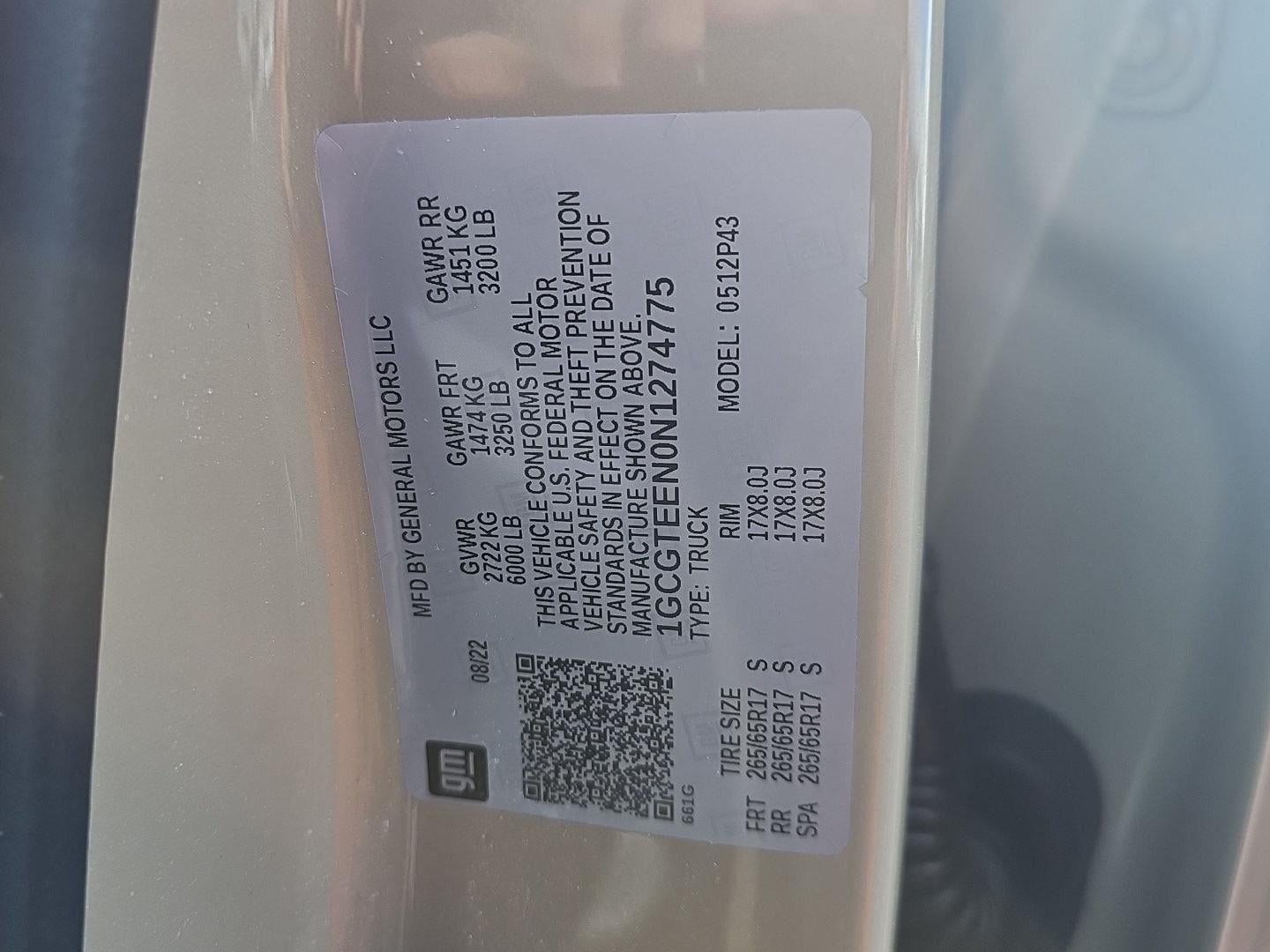 2022 Chevrolet Colorado ZR2