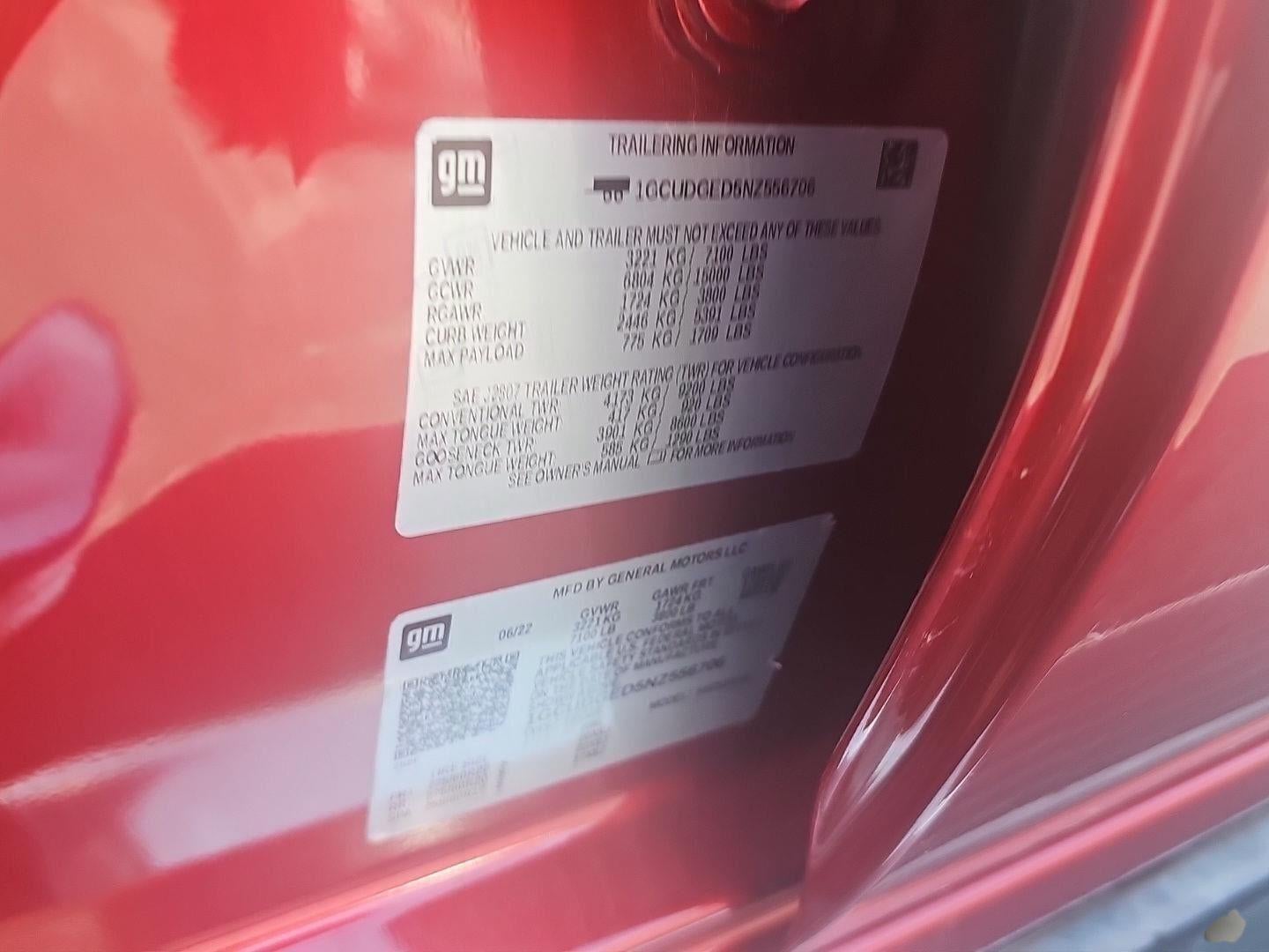 2022 Chevrolet Silverado 1500 LTZ