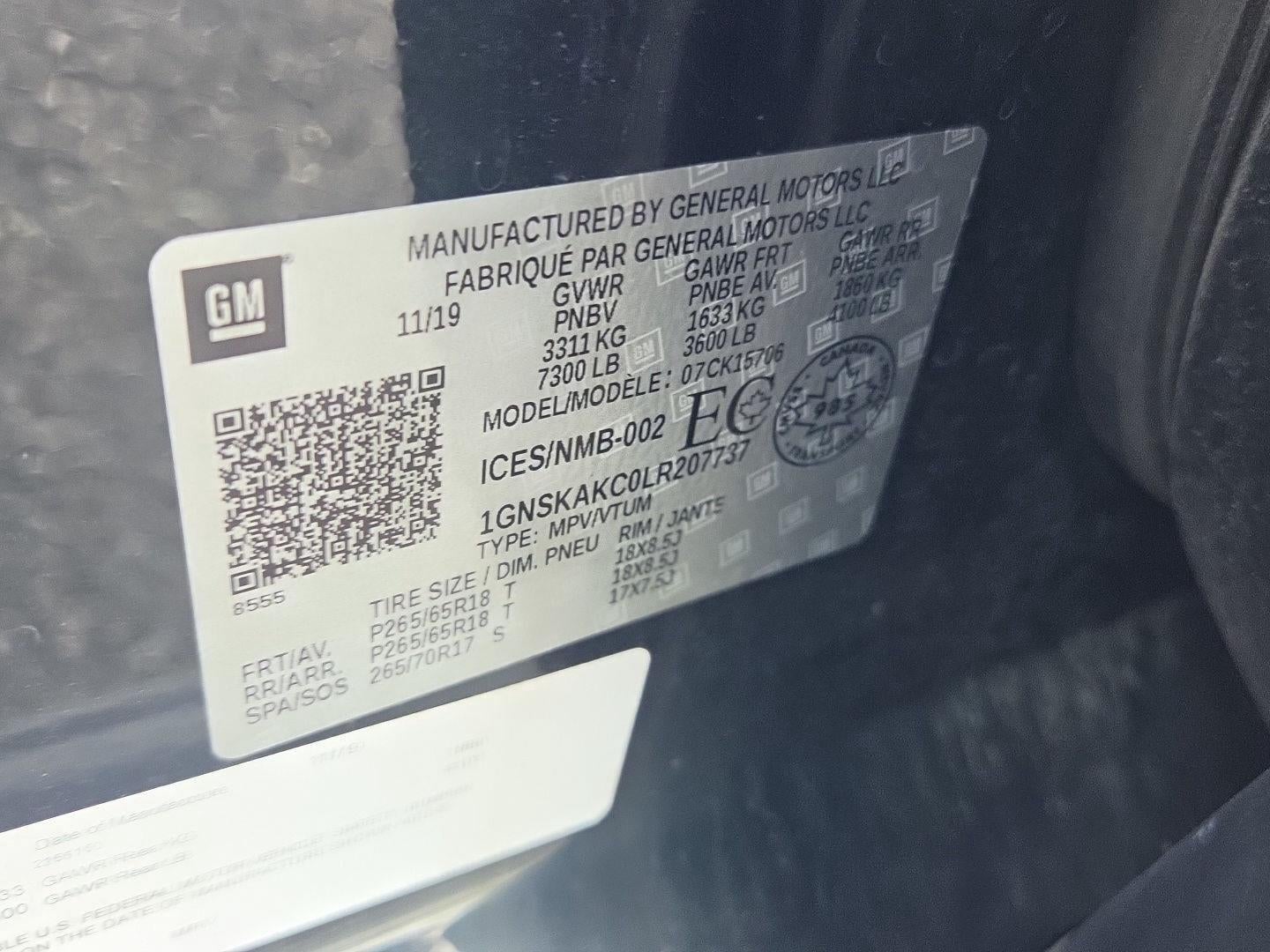 2020 Chevrolet Tahoe LS