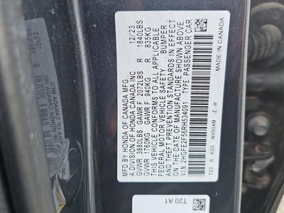 2024 Honda Civic Sedan Sport