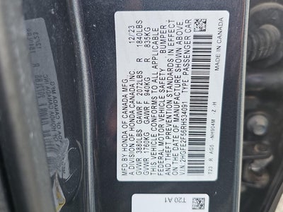 2024 Honda Civic Sedan Sport