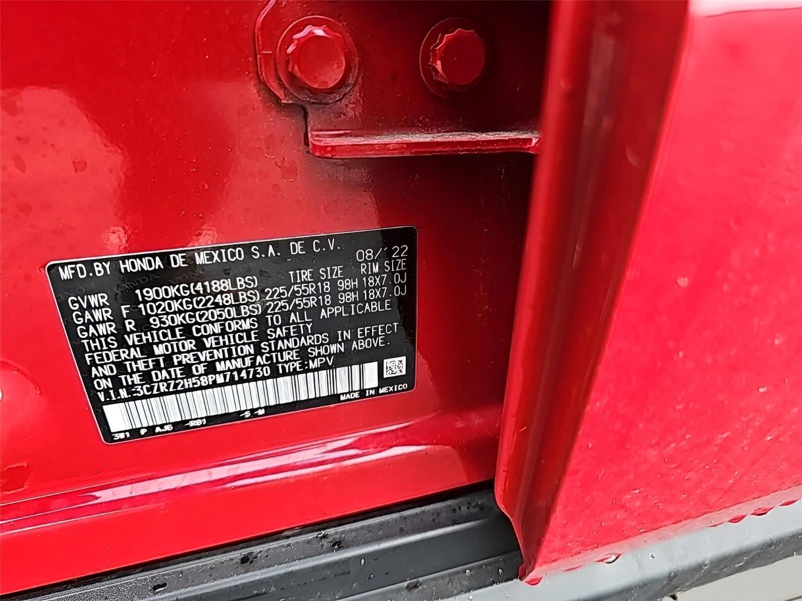 2023 Honda HR-V AWD Sport