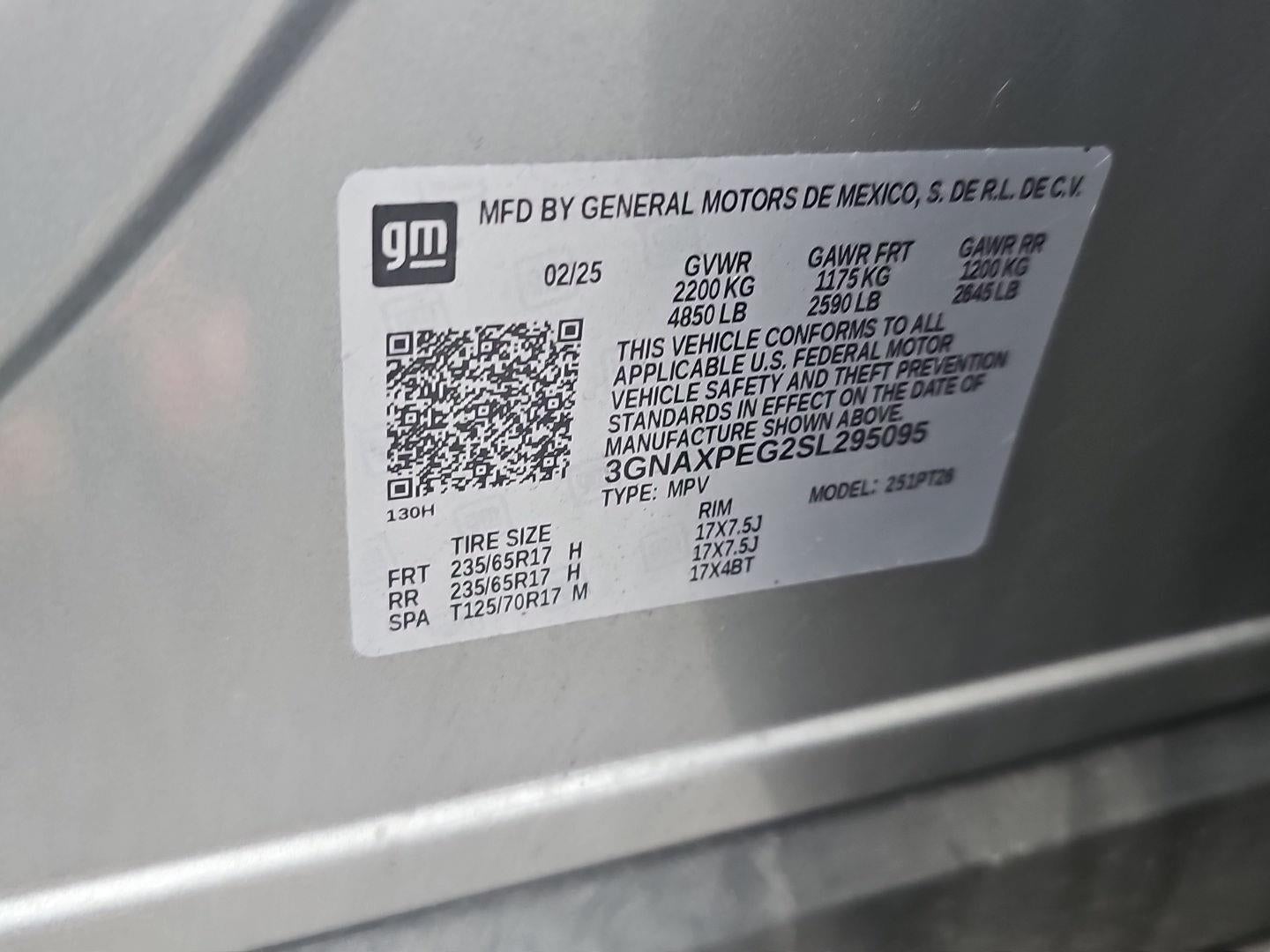 2025 Chevrolet Equinox LT