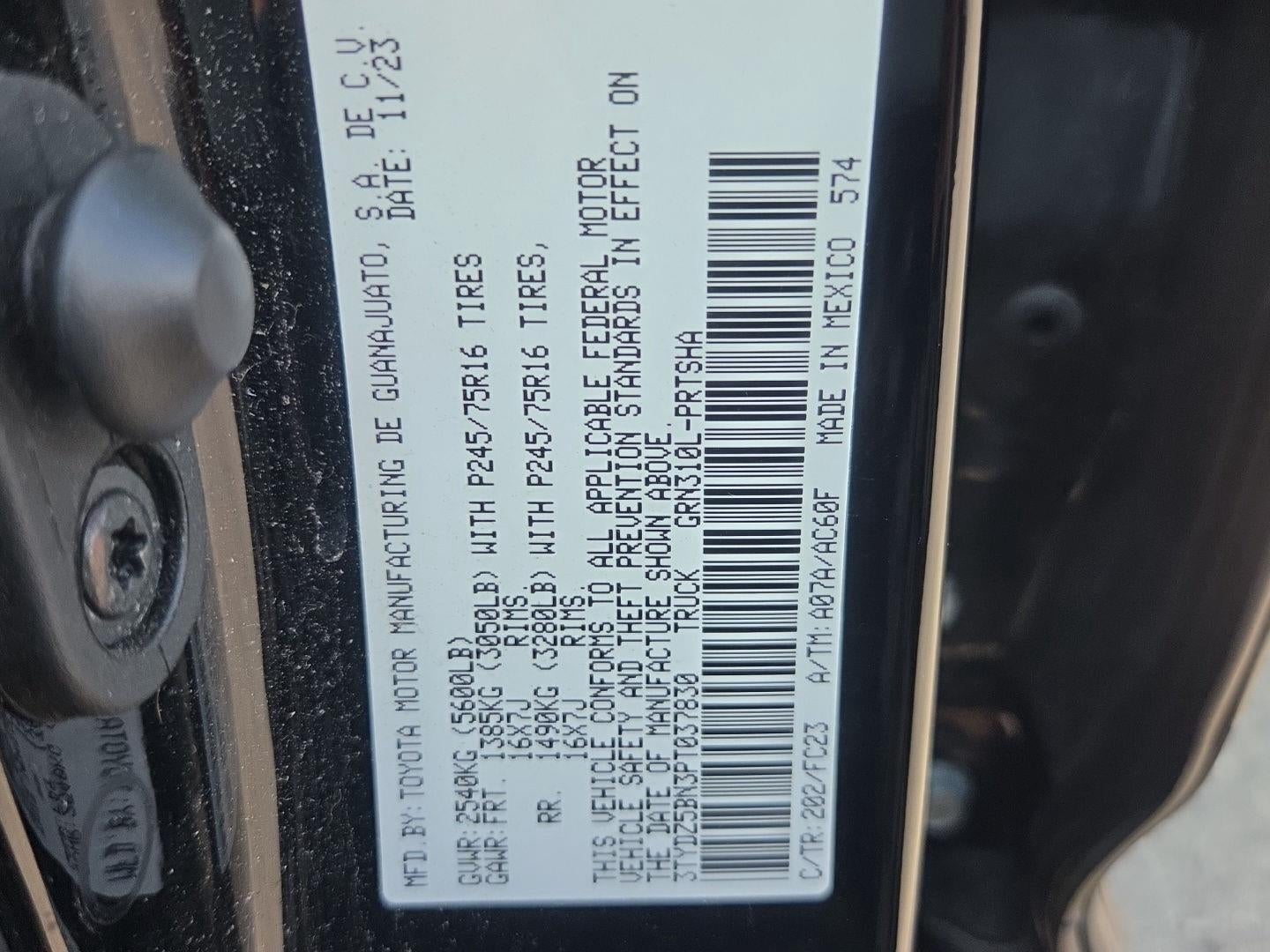 2023 Toyota Tacoma SR5 V6