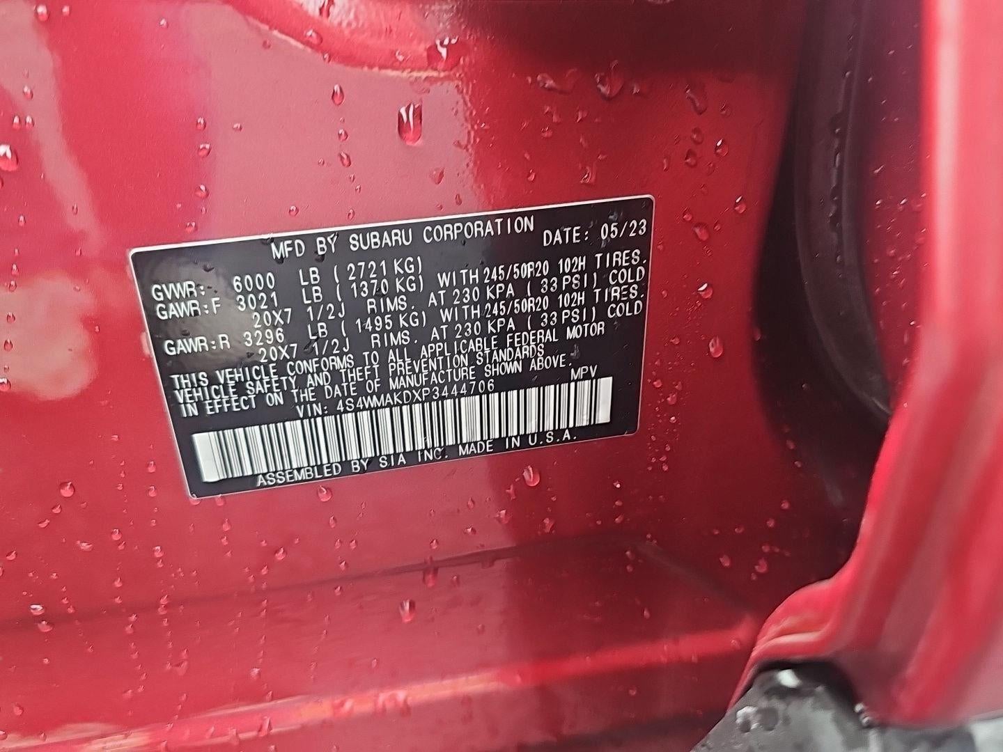 2023 Subaru Ascent Onyx Edition Limited 7-Passenger