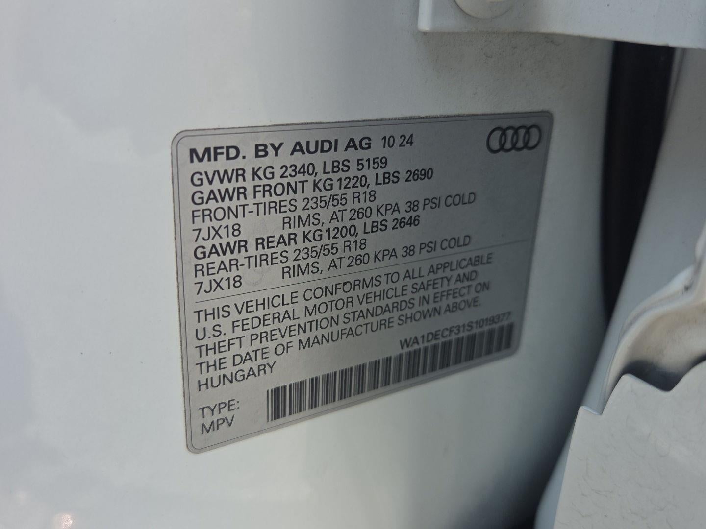 2025 Audi Q3 S line Premium