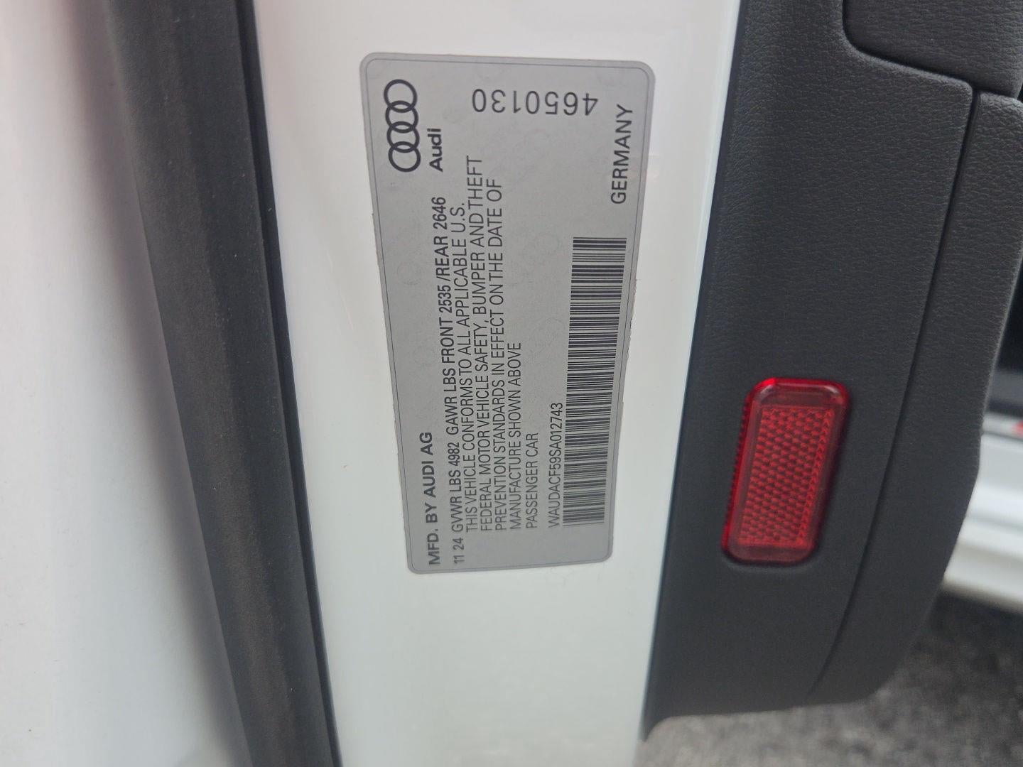 2025 Audi A5 Sportback Premium 45 TFSI S line quattro S tronic