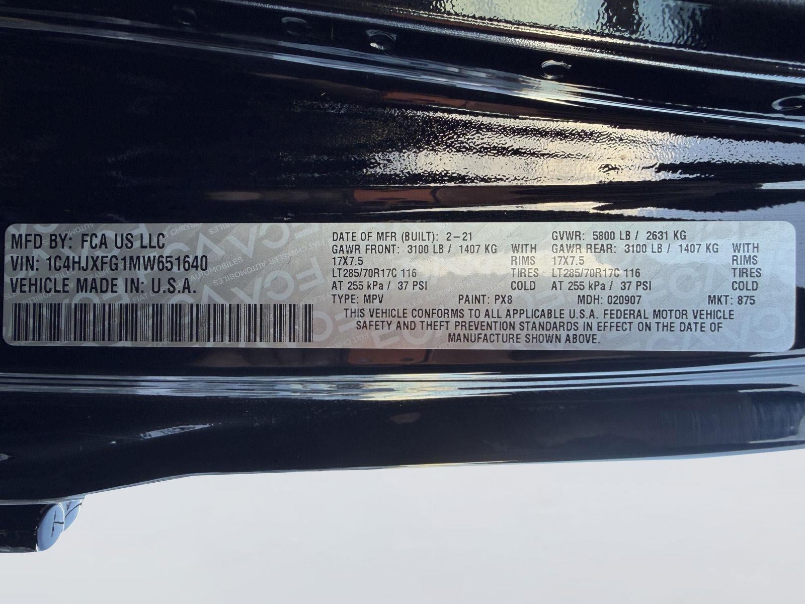 2021 Jeep Wrangler Unlimited Rubicon 4X4