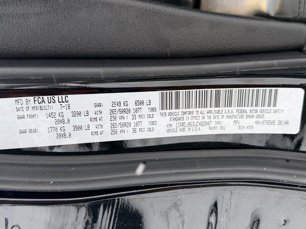 2018 Dodge Durango SXT AWD