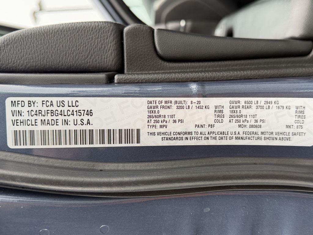 2020 Jeep Grand Cherokee Limited 4X4