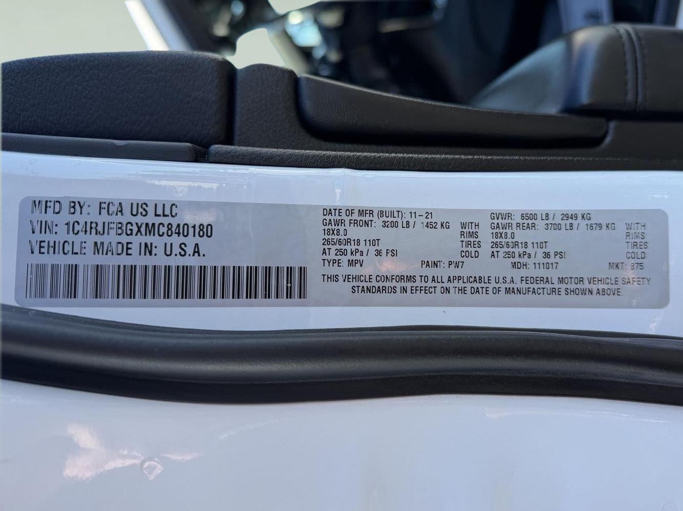 2021 Jeep Grand Cherokee Limited 4x4