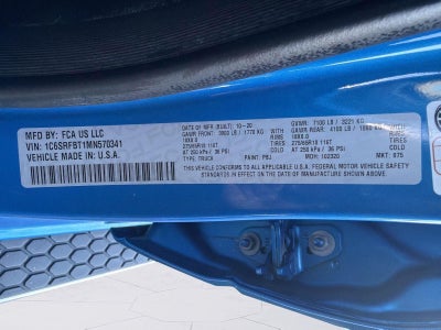 2021 RAM 1500 Big Horn Quad Cab 4x4 6'4" Box