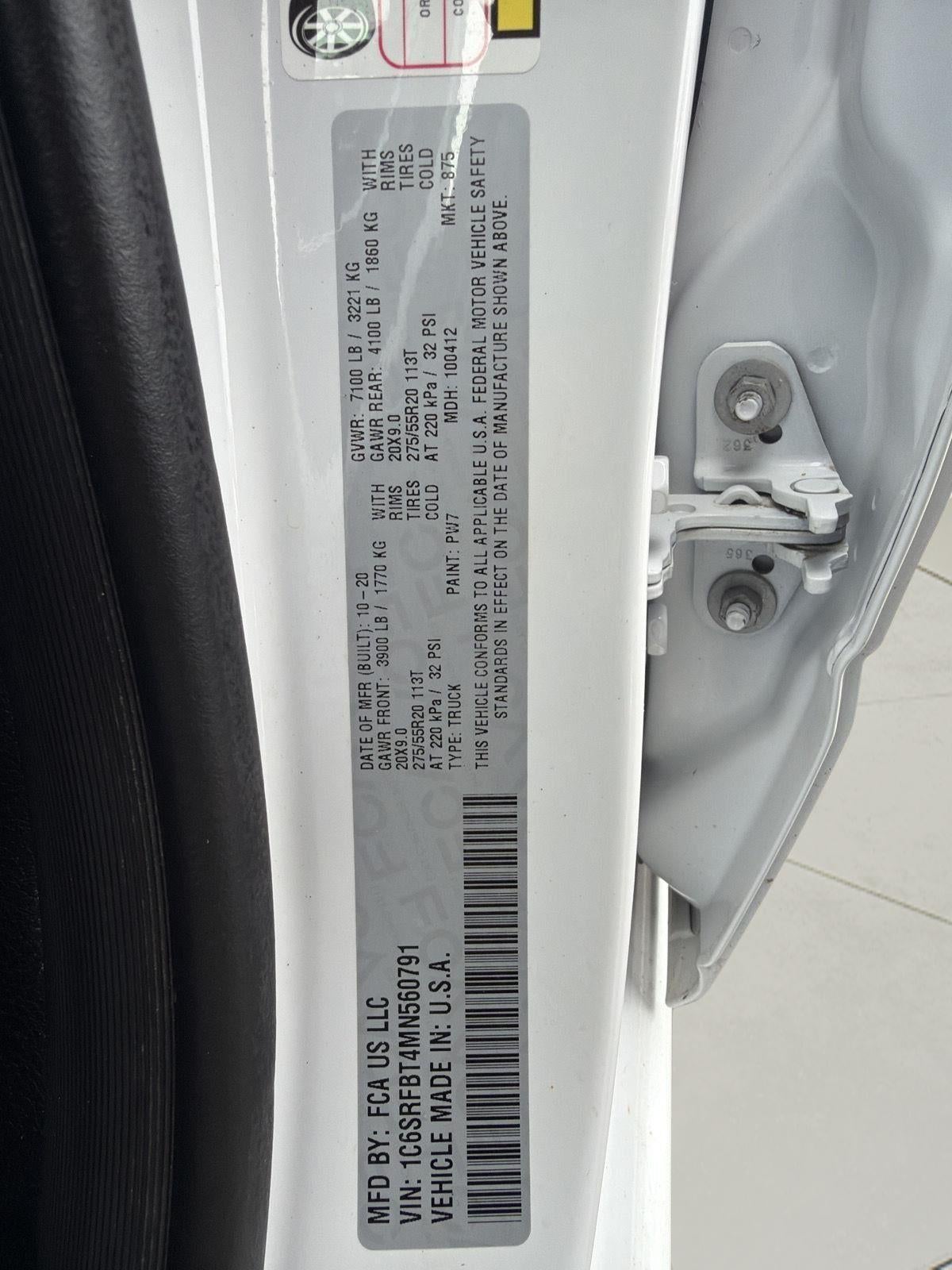 2021 RAM 1500 Big Horn Quad Cab 4x4 6'4" Box