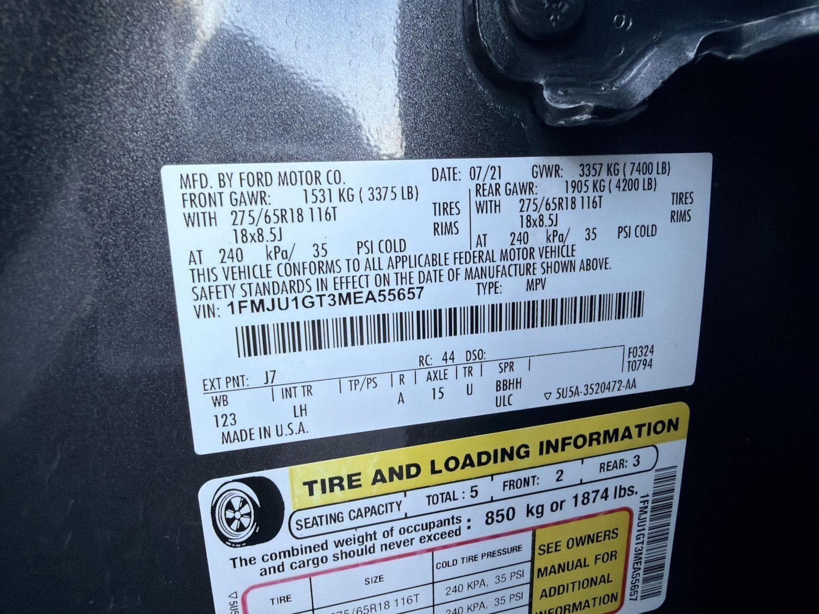 2021 Ford Expedition XL