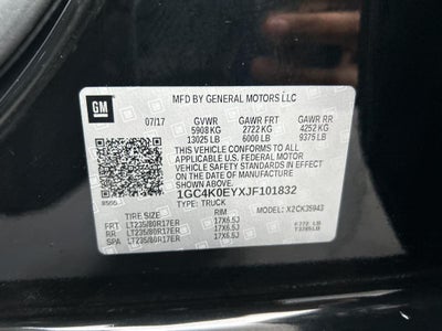 2018 Chevrolet Silverado 3500 HD LTZ