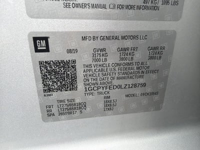 2020 Chevrolet Silverado 1500 LT Trail Boss