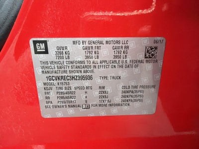 2017 Chevrolet Silverado 1500 LT