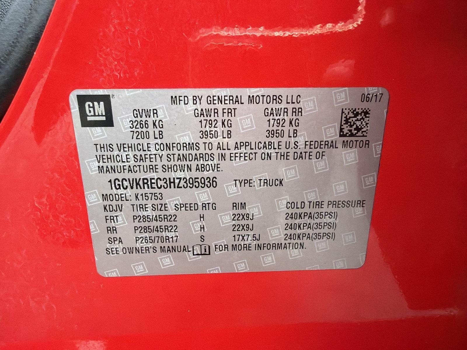 2017 Chevrolet Silverado 1500 LT