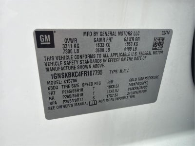 2015 Chevrolet Tahoe LT