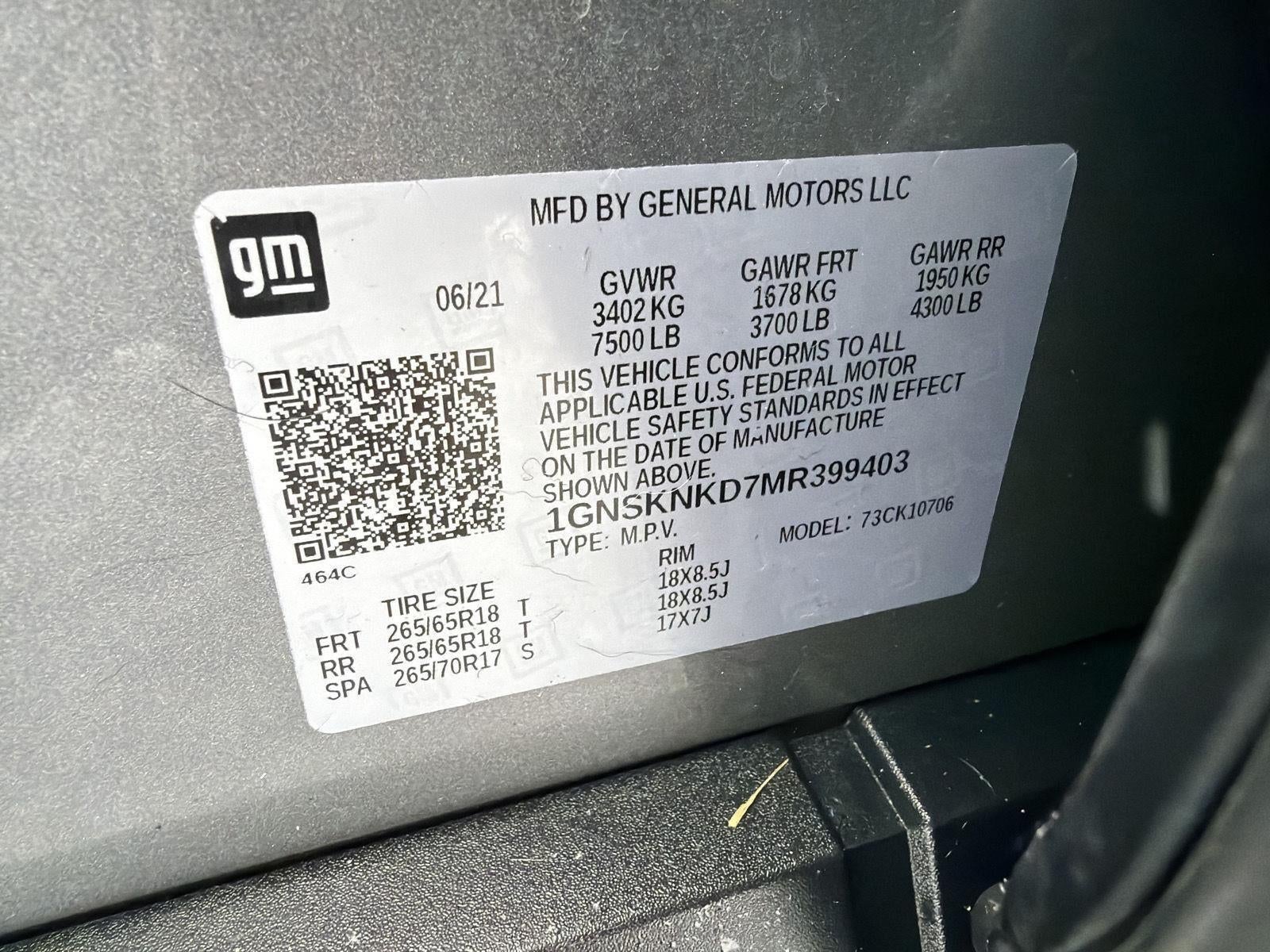 2021 Chevrolet Tahoe LT