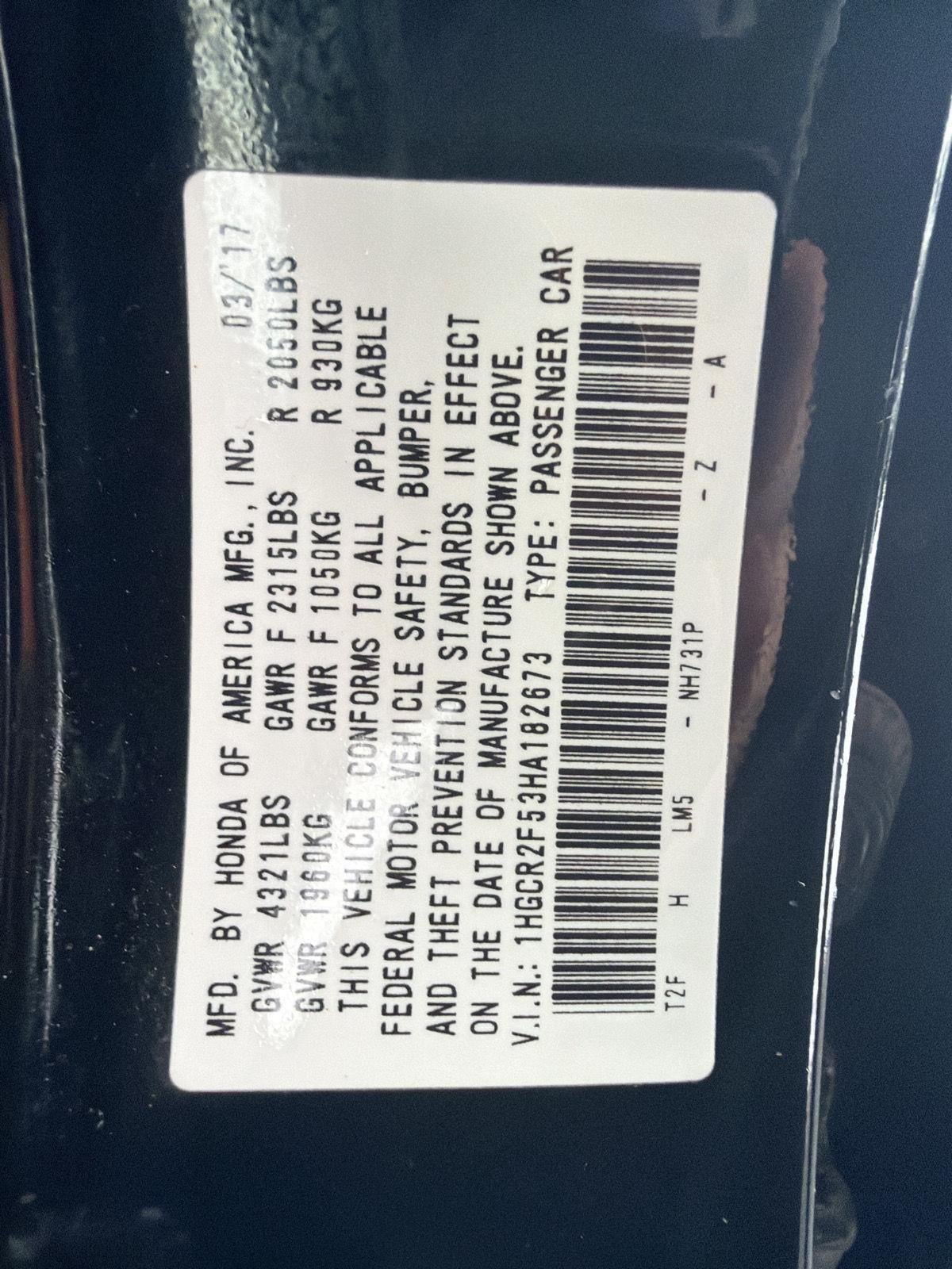 2017 Honda Accord Sport