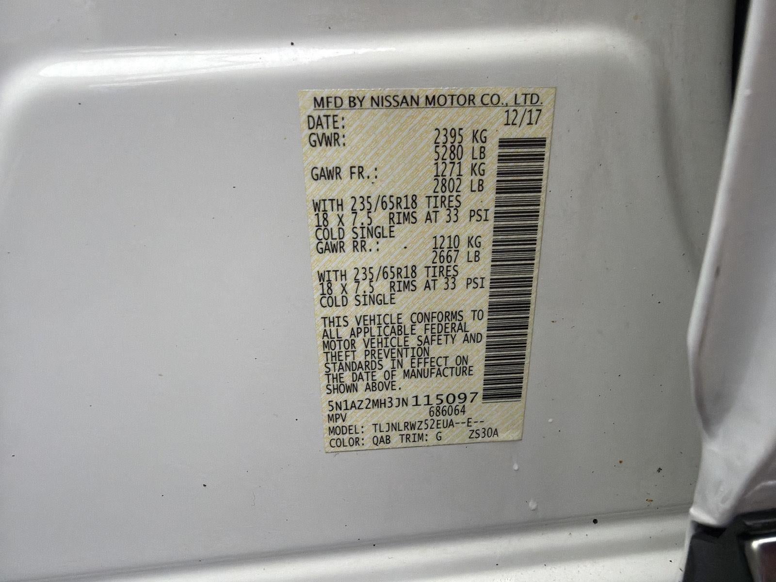 2018 Nissan Murano SL