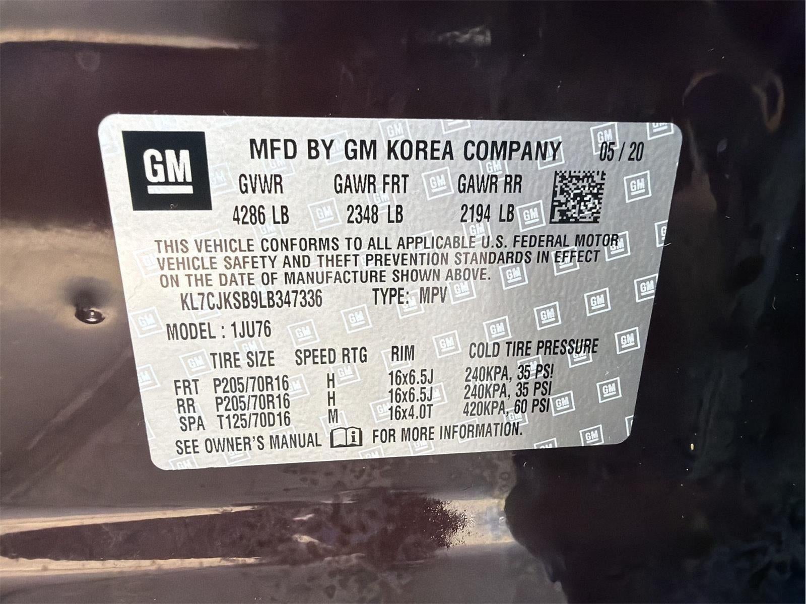 2020 Chevrolet Trax LS