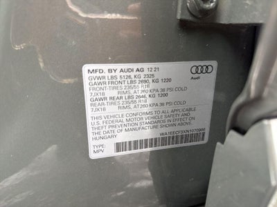 2022 Audi Q3 Premium Plus 45 TFSI S line quattro Tiptronic